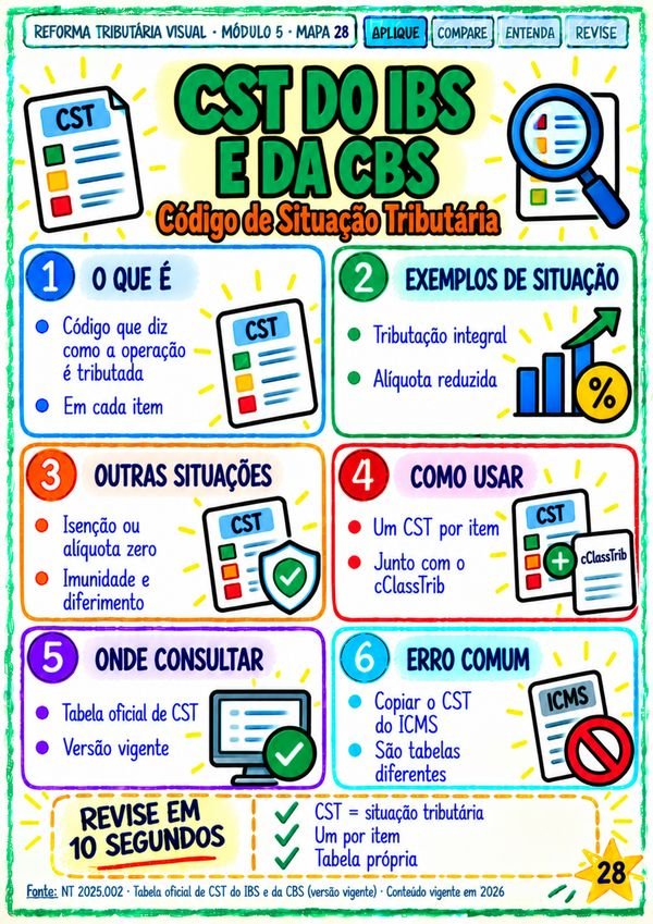 Mapa 28: CST do IBS e da CBS